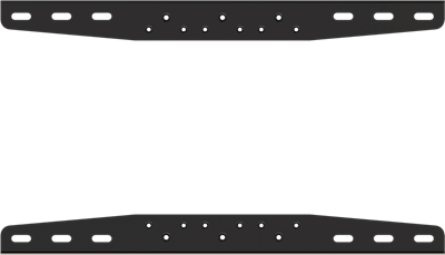 DOUBLE STUD WALL PLATE ACCESSORY FOR AU SERIES ARTICULATING ARMS