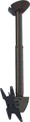COMPLETE CEILING INSTALLATION KIT WITH 2IN TO 3IN DROP ADJUSTMENT FOR 13IN TO 46IN SCREENS