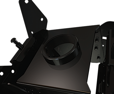 CEILING MOUNT BOX AND VESA SCREEN ADAPTER ASSEMBLY FOR 13" TO 46" DUAL BACK TO BACK SCREENS