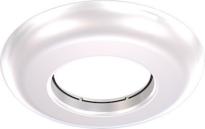 WHITE DECORATIVE ESCUTCHEON PLATE