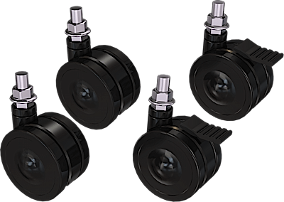 FOUR PIECE CASTER SET FOR S46P AND S46PC