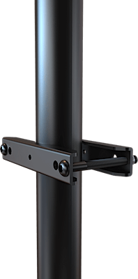 CLAMP ATTACHES TO UNISTRUT, PIPE OR ANY ROUND OR RECTANGULAR STRUCTURE UP TO 3.5" IN DIAMETER