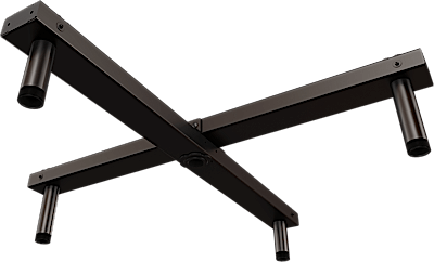 CEILING MOUNTED QUAD DISPLAY SYSTEM FOR 37" TO 55" MONITORS, INCLUDES A UNIVERSAL MOUNTING INTERFACE
