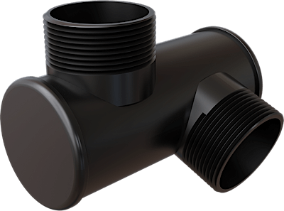 COLUMN CONNECTOR FOR JOINING TWO COLUMNS AT A 90° ANGLE.