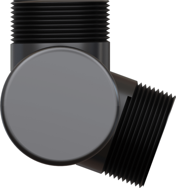 COLUMN CONNECTOR FOR JOINING TWO COLUMNS AT A 90° ANGLE.