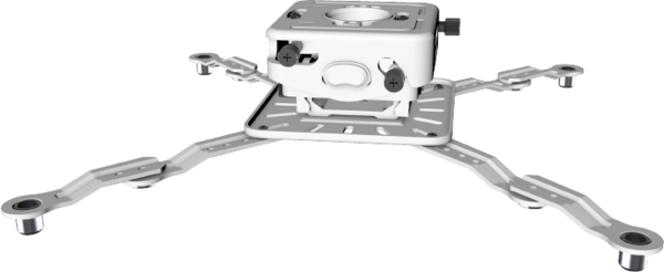 UNIVERSAL MOUNT FOR PROJECTORS WITH MICRO ADJUST AND ADDITIONAL EXTENDERS
- WHITE