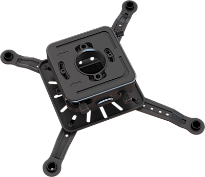 SYNCPRO UNIVERSAL MOUNT FOR PROJECTORS WITH MICRO ADJUSTMENT, WEIGHT CAPACITY- UP TO 70LB (31.8KG)