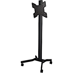 MOBILE CART WITH HEIGHT AND TILT ADJUSTMENT FOR 32" TO 55" LED, LCD OR PLASMA DISPLAYS