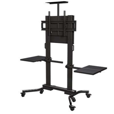 EDUCATION SPECIFIC HEAVY DUTY MOBILE CART FOR DISPLAYS 50" - 90"