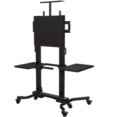 EDUCATION SPECIFIC HEAVY DUTY MOBILE CART FOR DISPLAYS 50" - 90"