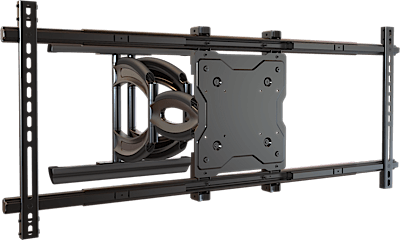 NEW ROBUST SERIES ARTICULATING MOUNT FOR LARGE-FORMAT 70 TO 90" TVS WITH HEAVY-DUTY SMOOTH ACTION DU