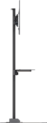 FLOOR STAND WITH METAL SHELF FOR 37" TO 70" DISPLAYS