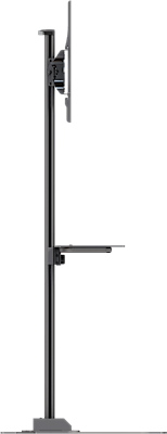 FLOOR STAND WITH METAL SHELF FOR 37" TO 70" DISPLAYS