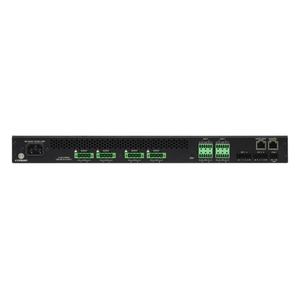 8CH 125W POWER SHARING AMPLIFIER WITH DSP AND DANTE (125W PER CHANNEL)