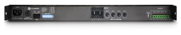 4CH POWER AMPLIFIER - 4 X 125W PER CHANNEL @ 4OHM & 8OHM/ ADDITIONAL XFMR 4/8 NEEDED FOR 70V OR 100V