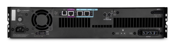 2CH POWER AMPLIFIER 1250W @ 4OHM WITH BLU LINK, 70V 100V