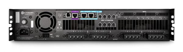 8 CHANNEL POWER AMPLIFIER 300W @ 4 OHM, 70V 100V, WITH BLU LINK