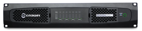 8 CHANNEL POWER AMPLIFIER 600W @ 4OHM, 70V 100V,  DANTE