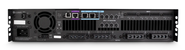 8 CHANNEL POWER AMPLIFIER 600W @ 4OHM, 70V 100V , WITH BLU LINK