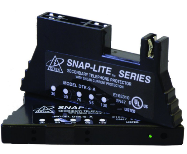 130V - 66 BLOCK SNAP ON PROTECTION, FOR DIGITAL CIRCUITS, 2A MAX CONTINUOUS CURRENT