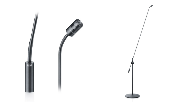 4018 SUPERCARDIOID MIC, BLACK, XLR, 122 CM (48 IN) BOOM, FLOOR STAND, SINGLE MIC