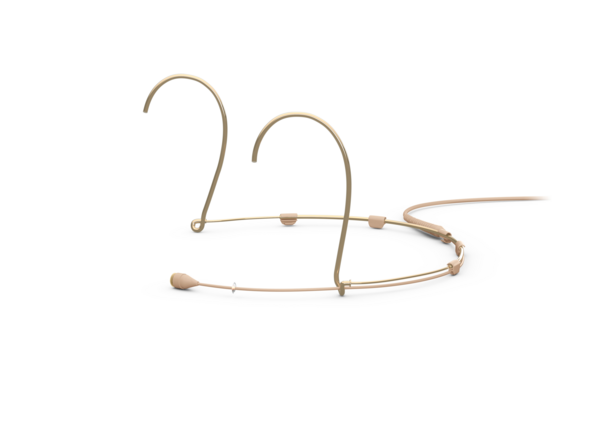 4066 CORE+ OMNI  HEADSET MIC, BEIGE, MICROLOCK, SMALL