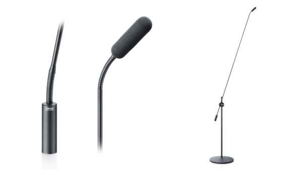 4098 CORE SUPERCARDIOID MIC, BLACK, XLR, 122 CM (48 IN) BOOM, FLOOR STAND, SINGLE MIC