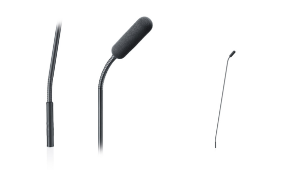 4098 CORE SUPERCARDIOID MIC, BLACK, MICRODOT, 77 CM (30 IN) BOOM, TOP AND BOTTOM GOOSENECK