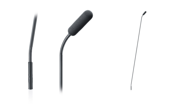 4098 CORE SUPERCARDIOID MIC, BLACK, MICRODOT, 122 CM (48 IN) BOOM, TOP AND BOTTOM GOOSENECK