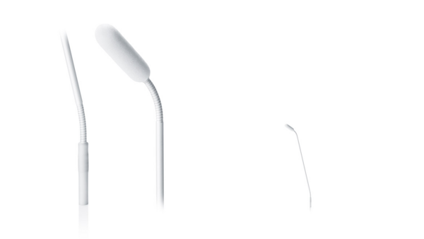 4098 CORE SUPERCARDIOID MIC, WHITE, MICRODOT, 43 CM (17 IN) BOOM, TOP AND BOTTOM GOOSENECK