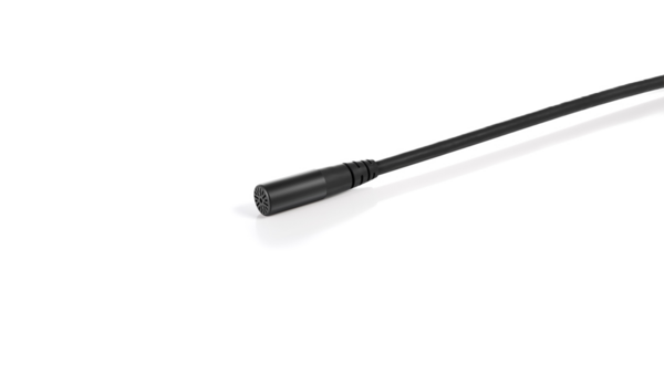 6060 CORE OMNI SUBMINI MIC, NORMAL SPL, BLACK, 3 PIN LEMO