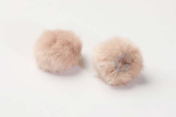 AIR1 FUR WINDSCREEN, BEIGE, LARGE, 2 PCS