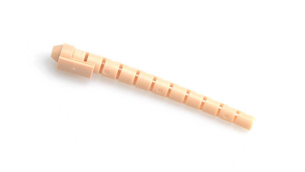 HEADSET CLIP AND STRAIN RELIEF, BEIGE, 5 PCS