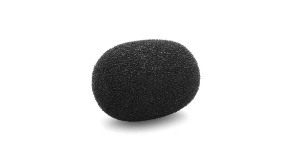 MINIATURE FOAM WINDSCREEN, BLACK, 5 PCS