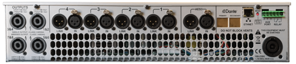 8 CHL AMP, 400 W/CHL (PRO SERIES - FRONT PANEL CONTROL)