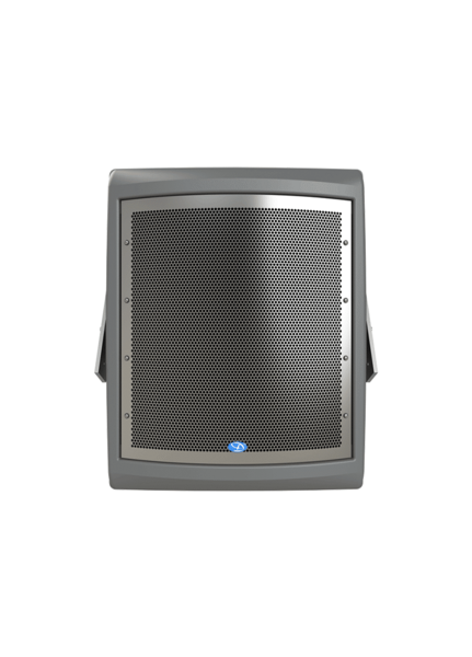 HIGH OUTPUT HIGH FIDELITY 80° CONICAL OUTDOOR SPEAKER W/ U-BRACKET, 12" COAX DRIVER, GREY OR BLACK