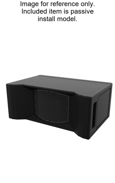 DANLEY SH110 INSTALL VERSION LOW PROFILE FRONT FILL & COMPACT LOUDSPEAKER - BLACK
