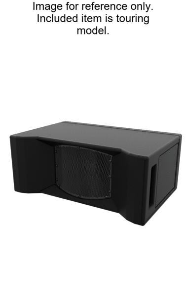 DANLEY SH110 TOURING VERSION LOW PROFILE FRONT FILL & COMPACT LOUDSPEAKER, 110° X 60° - BLACK