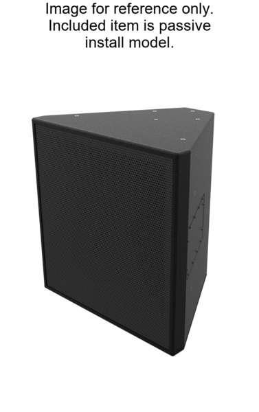60 X 60 DEGREE TRAPEZOIDAL SPEAKER, PASSIVE INSTALL VERSION
