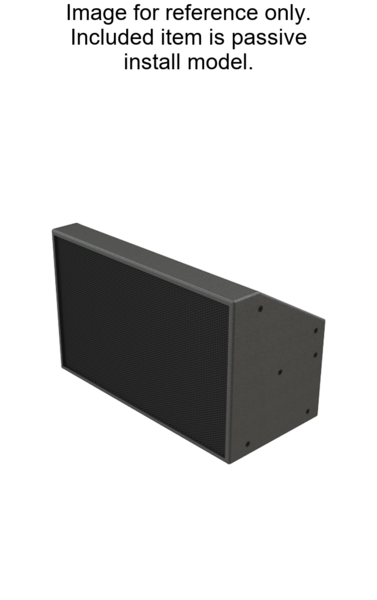 60 X 90 DEGREE HALF-TRAPEZOIDAL SPEAKER, PASSIVE INSTALL VERSION