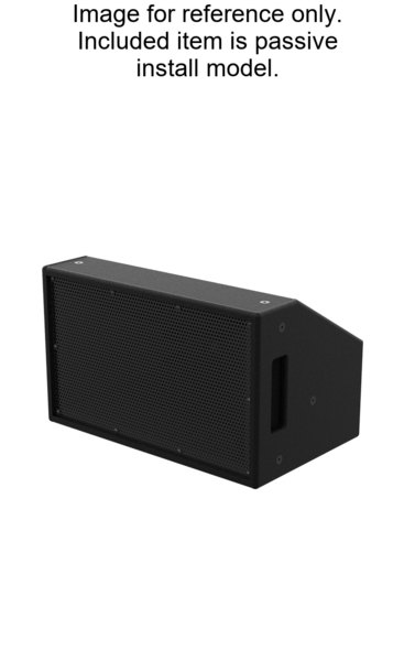 HIGH OUTPUT 90 X 50 DEGREE LOW PROFILE SPEAKER, PASSIVE INSTALL VERSION