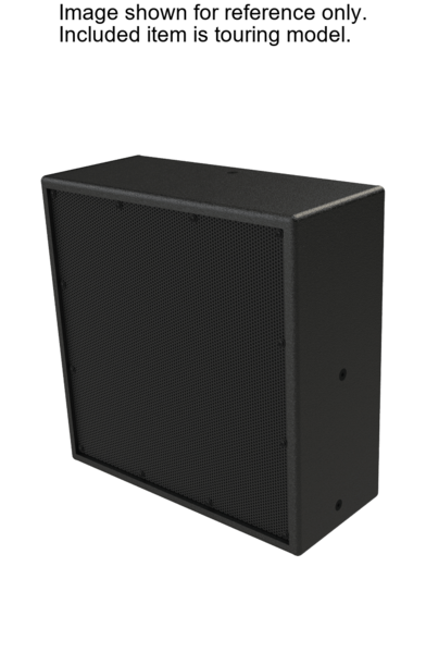 100° CONICAL PASSIVE FULL RANGE SPEAKER TOURING VERSION W HANDLE & POLE CUP, BLACK