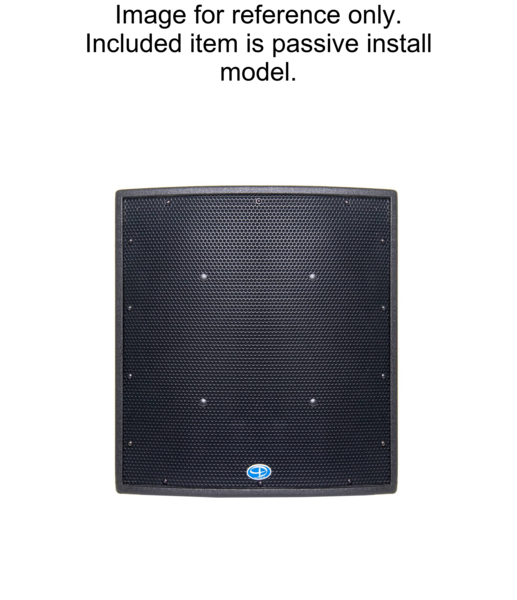 80° CONICAL 1 X 12" COAXIAL SPEAKER, PASSIVE INSTALL VERSION, 8OHMS, 1600W PEAK