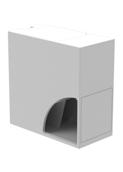 2 X 15" BOUNDARY COMPLIANT SUBWOOFER, PASSIVE INSTALL VERSION, WHITE