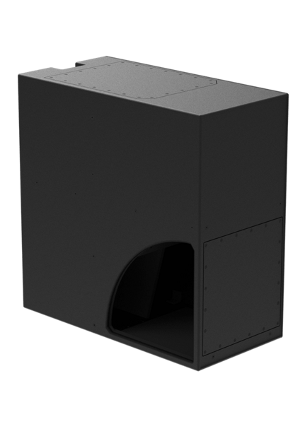 2 X 15" BOUNDARY COMPLIANT SUBWOOFER, PASSIVE INSTALL VERSION / BLACK