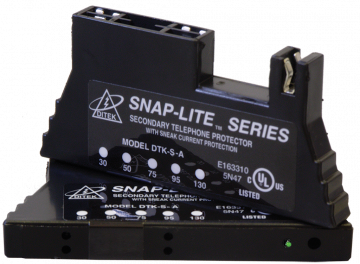 130V - 66 BLOCK SNAP ON PROTECTION W/DIAGNOSTIC LED & 150MA SELF RESETTABLE FUSE,FOR ANALOG CIRCUITS