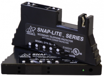 30V - 66 BLOCK SNAP ON PROTECTION W/DIAGNOSTIC LED & 150MA SELF RESETTABLE FUSE, FOR ANALOG CIRCUITS