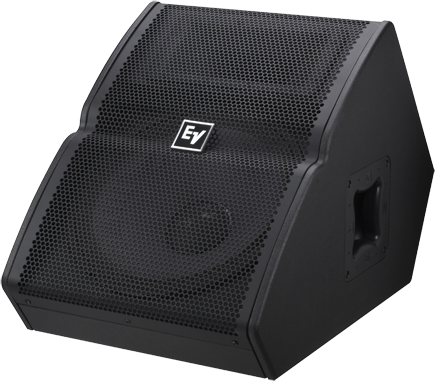 500 WATTS, 15" 2-WAY DEDICATED VERTICAL FLOOR MONITOR, PASSIVE, 90° X 50° HORN PATTERN / BLACK