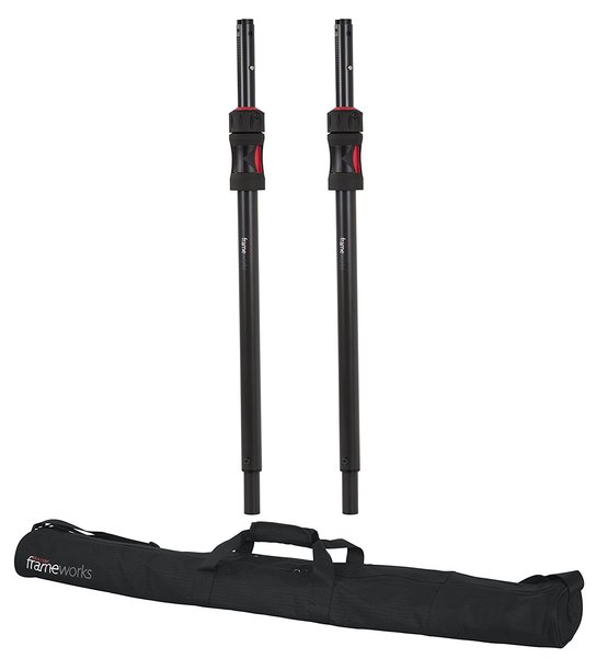 FRAMEWORKS ID SERIES SUB POLE (X2) W/PISTON DRIVEN HEIGHT ADJUSTMENT  *SET OF 2 WITH CARRY BAG*