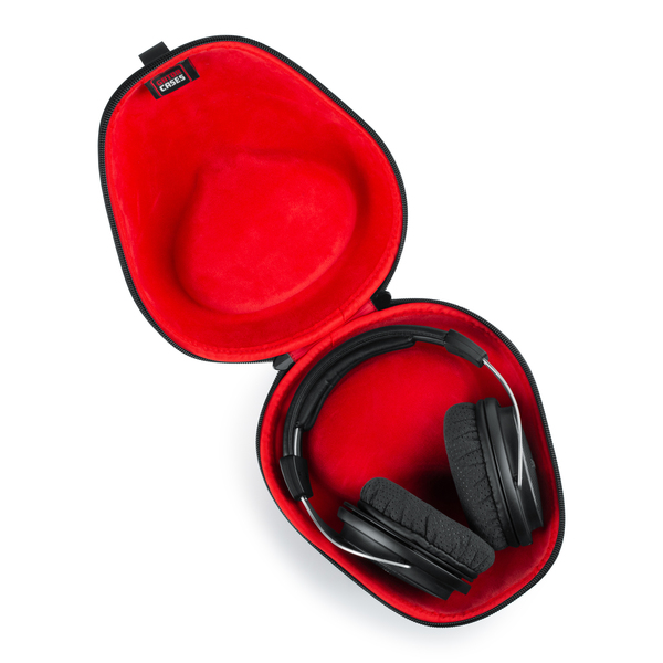 MOLDED CASE FOR FOLDING & NON-FOLDING HEADPHONES – BLACK COLOR